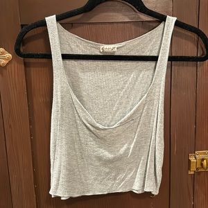 Free People Grey Tank